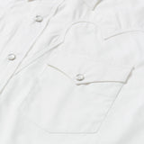 Stetson Classic Solid Snap Poplin Shirt In Optic White - Stetson