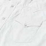 Stetson Classic Solid Snap Poplin Shirt In Optic White - Stetson