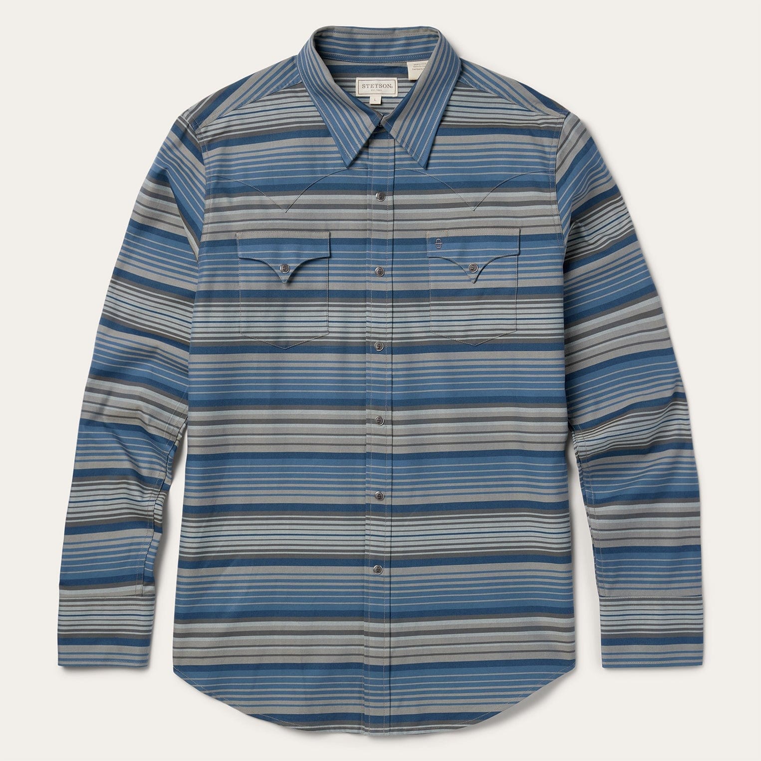 Stetson Serape Stripe Western Shirt