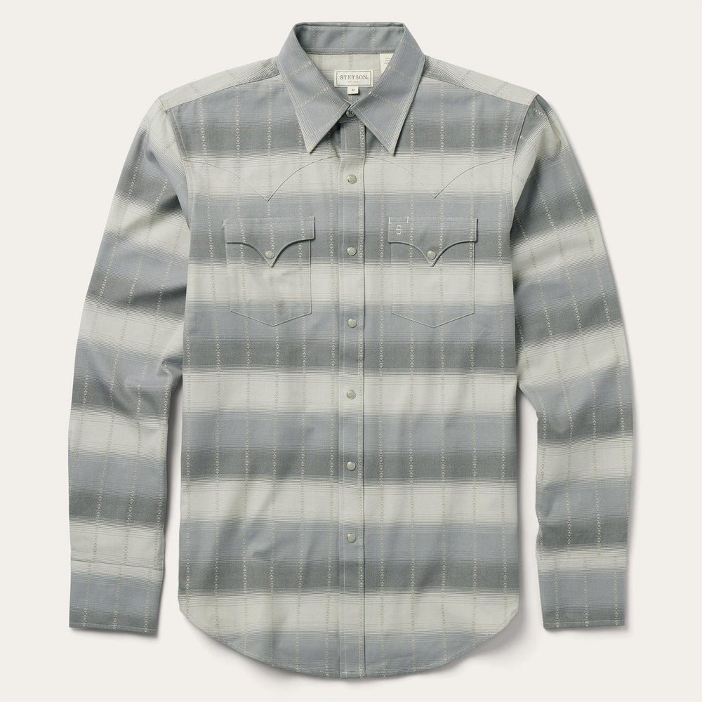 Stetson Serape Dobby Twill Western Shirt - Stetson