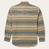 Stetson Blue Stripe Flannel Western Shirt - Stetson - Flyclothing LLC