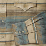 Stetson Blue Stripe Flannel Western Shirt - Stetson - Flyclothing LLC