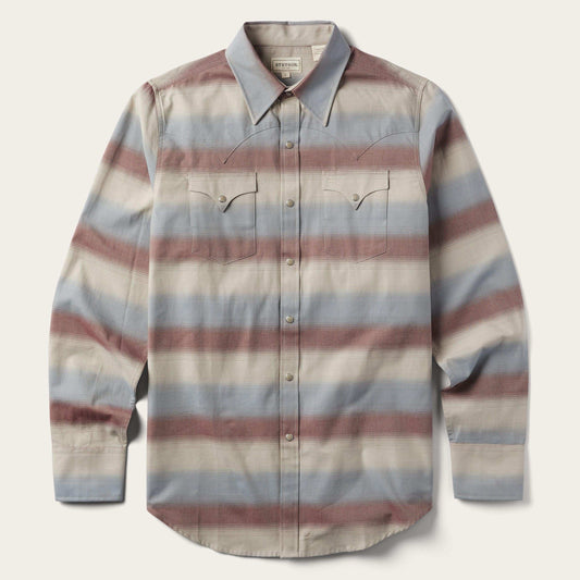 Stetson Ombre Stripe Twill Shirt - Stetson - Flyclothing LLC