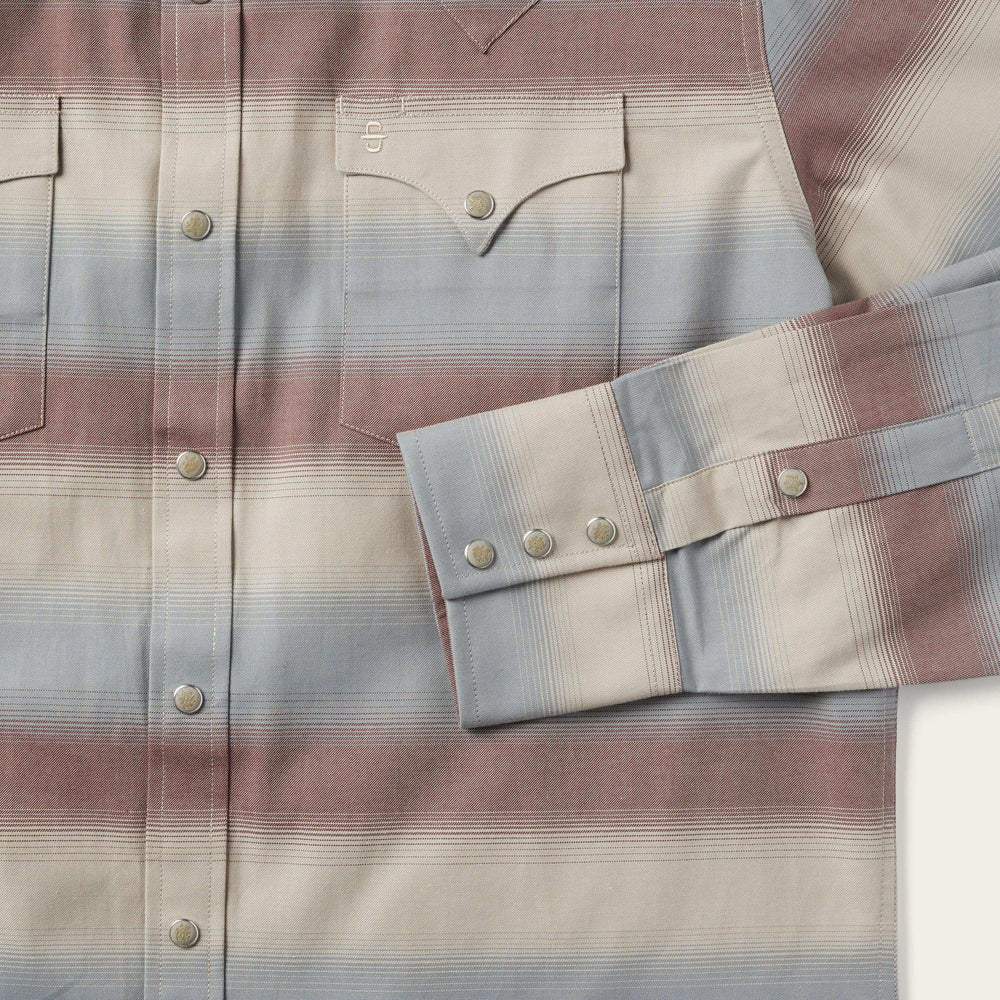 Stetson Ombre Stripe Twill Shirt - Stetson - Flyclothing LLC