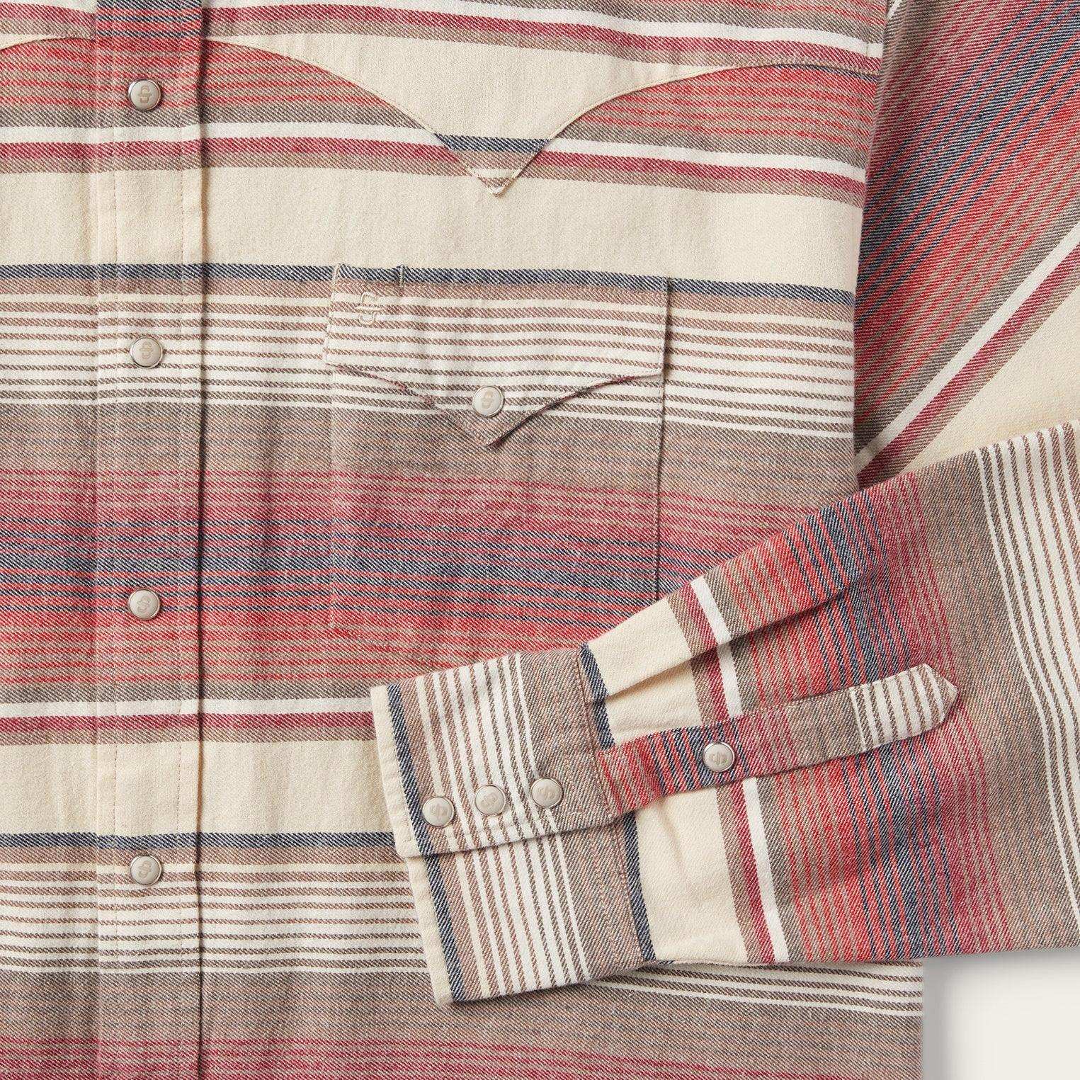 Stetson Brushed Twill Striped Shirt - Stetson - Flyclothing LLC