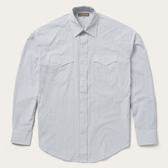 Stetson Blue Two Stripe Check Shirt - Flyclothing LLC