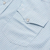 Stetson Blue Two Stripe Check Western Shirt - Stetson