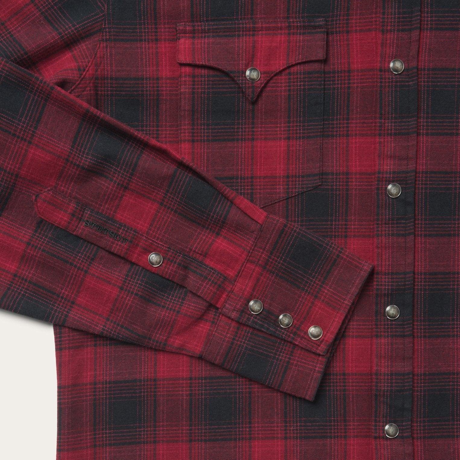 Stetson Brushed Twill Plaid Shirt - Flyclothing LLC