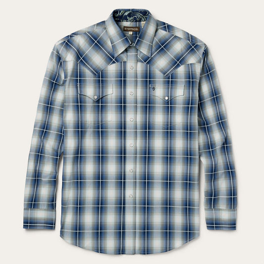 Stetson Crystal Plaid Western Shirt