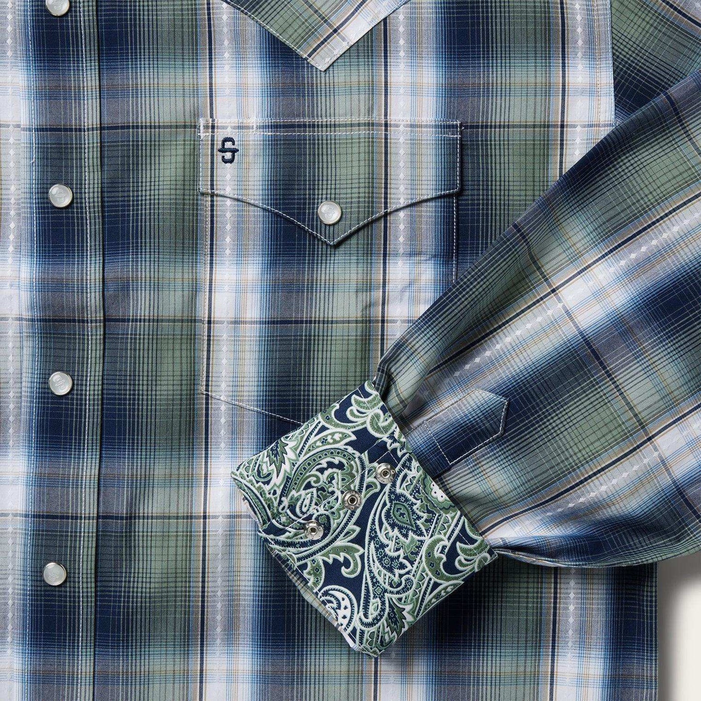 Stetson Lucky Diamond Plaid Western Shirt - Stetson - Flyclothing LLC