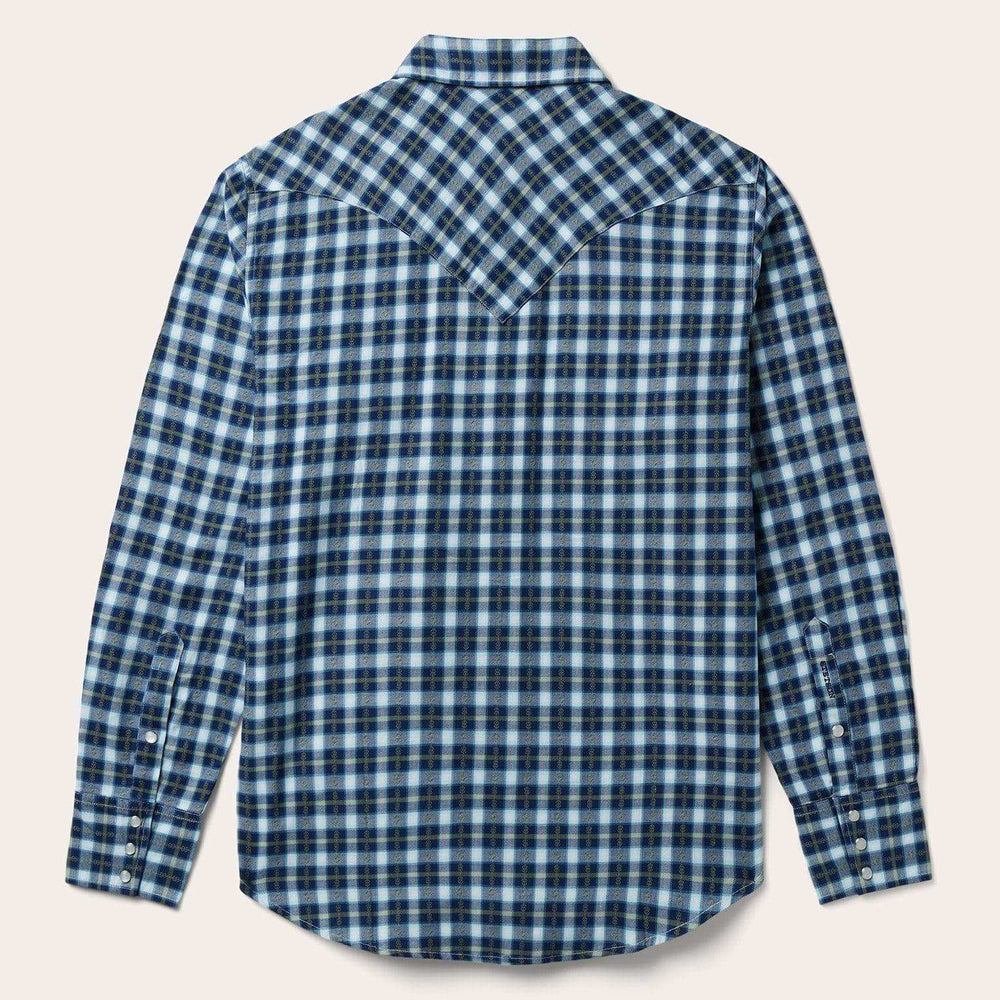 Stetson Plaid Twill Dobby Western Shirt - Stetson - Flyclothing LLC