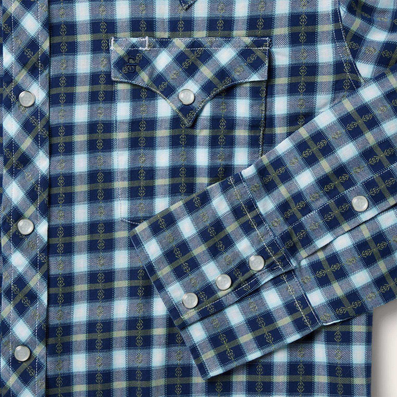 Stetson Plaid Twill Dobby Western Shirt - Stetson - Flyclothing LLC