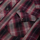 Stetson Red Marl Plaid Western Shirt - Stetson - Flyclothing LLC