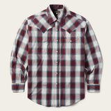 Stetson Wine Plaid Shirt - Stetson - Flyclothing LLC