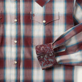 Stetson Wine Plaid Shirt - Stetson - Flyclothing LLC