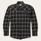 Stetson Brown Plaid Flannel Western Shirt - Stetson