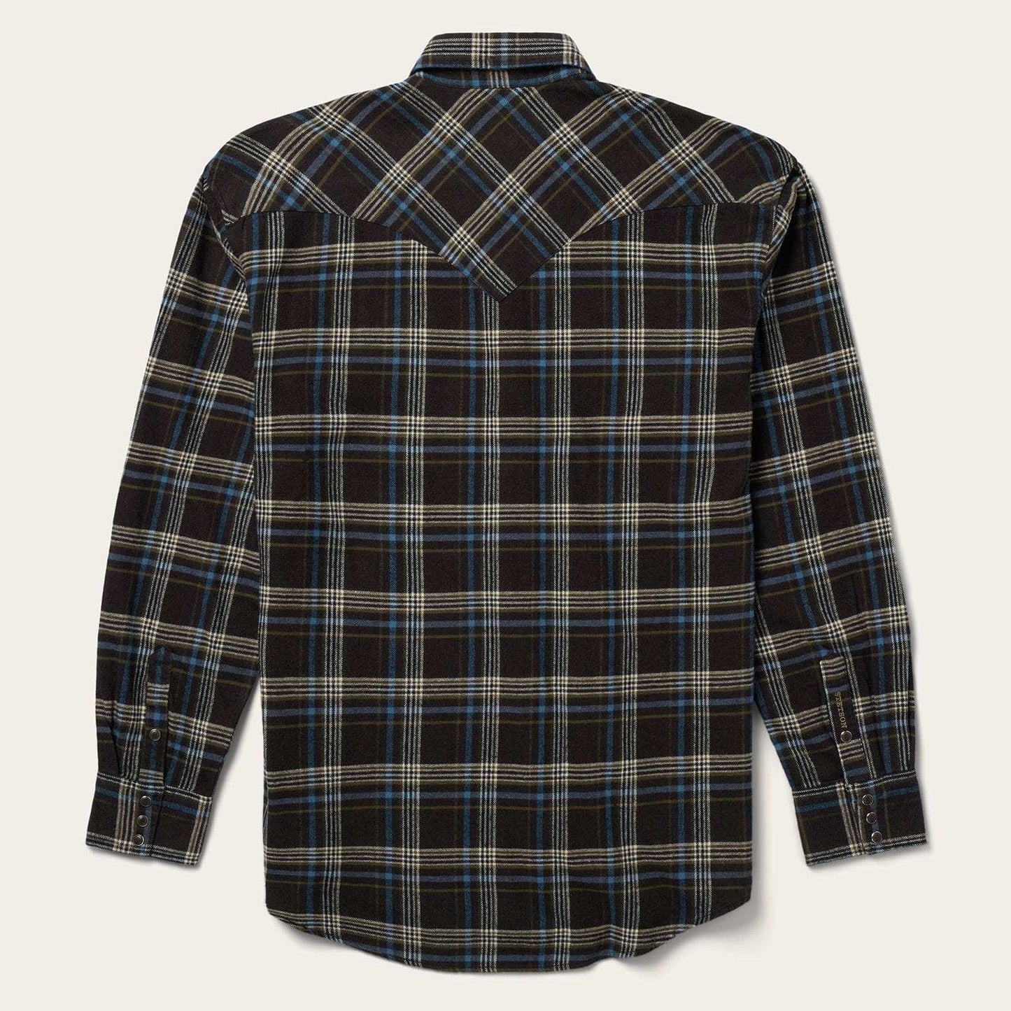 Stetson Brown Plaid Flannel Western Shirt - Stetson - Flyclothing LLC