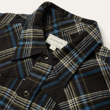 Stetson Brown Plaid Flannel Western Shirt - Stetson