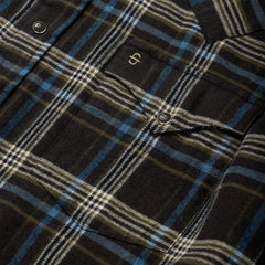 Stetson Brown Plaid Flannel Western Shirt