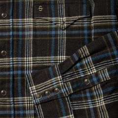 Stetson Brown Plaid Flannel Western Shirt - Flyclothing LLC