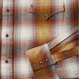 Stetson Rust Plaid Flannel Western Shirt - Stetson - Flyclothing LLC