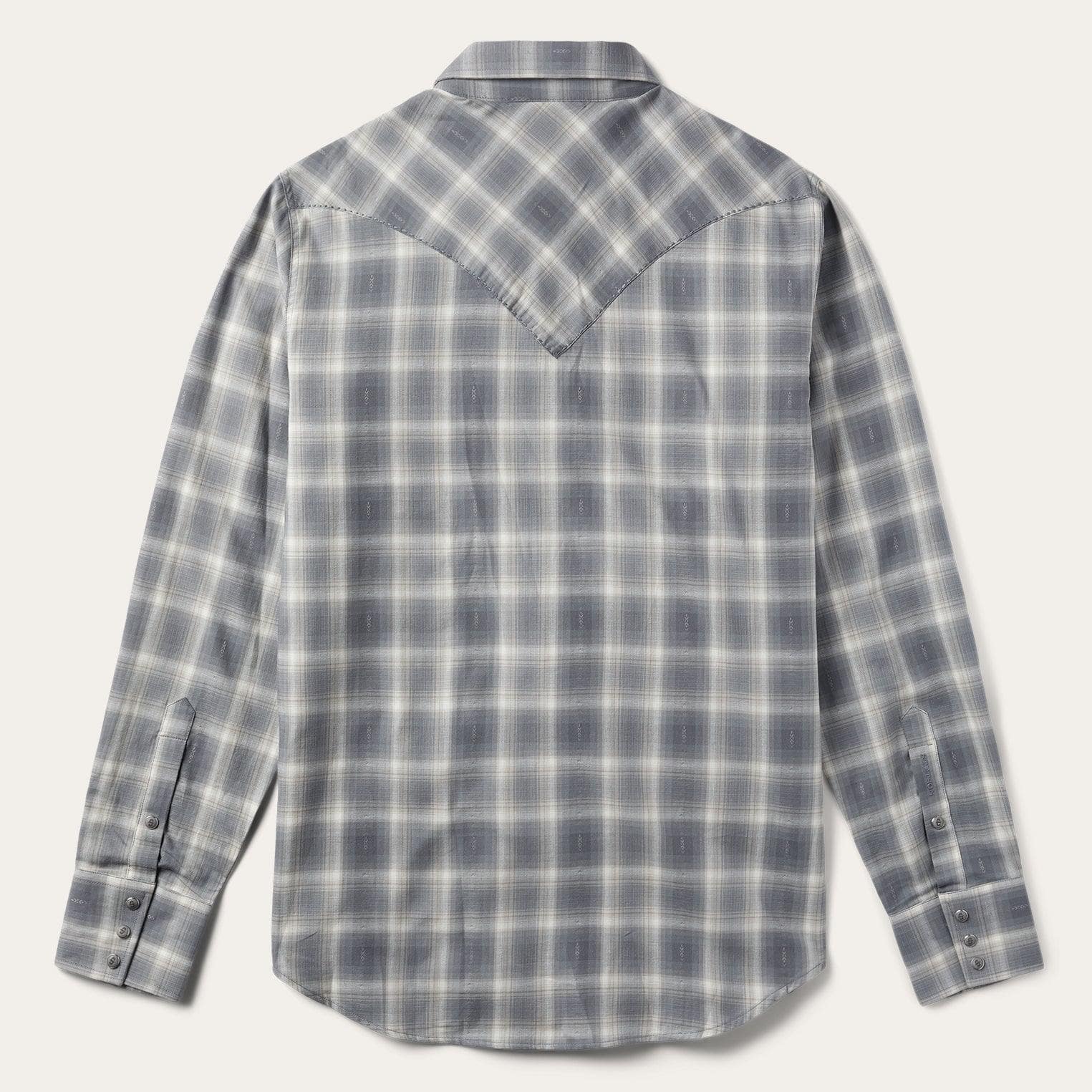 Stetson Dobby Twill Plaid Shirt - Stetson