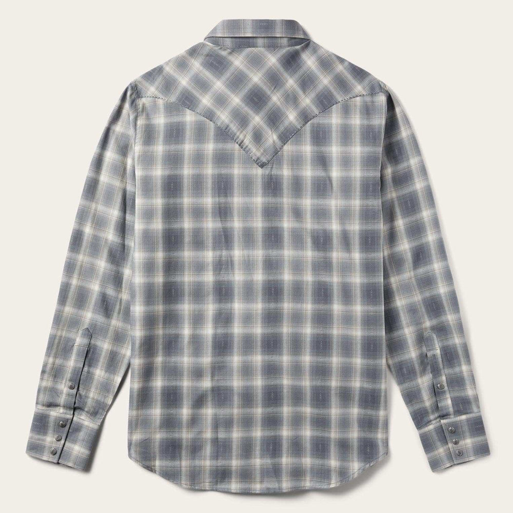 Stetson Dobby Twill Plaid Shirt - Stetson - Flyclothing LLC
