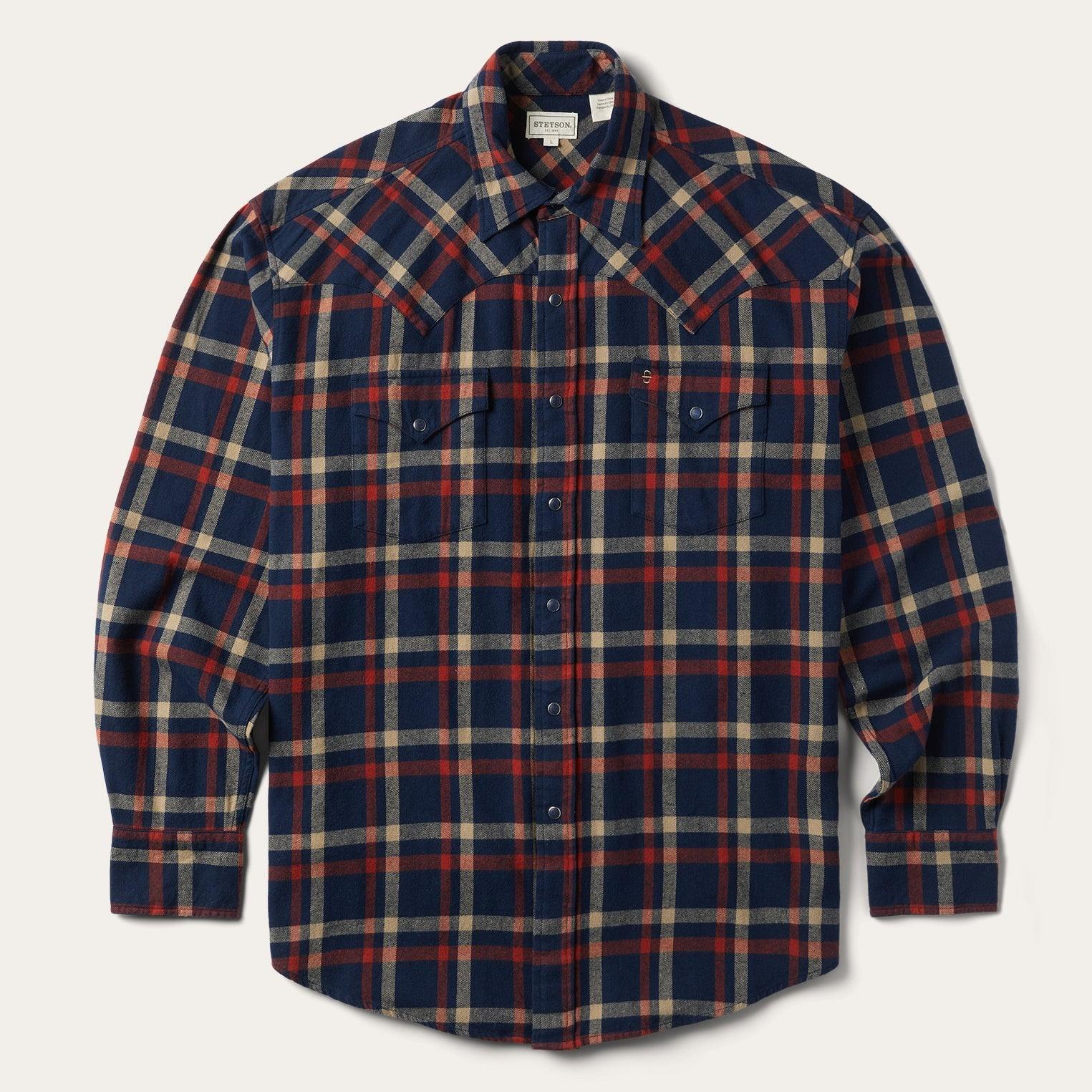 Stetson Brushed Twill Plaid Shirt