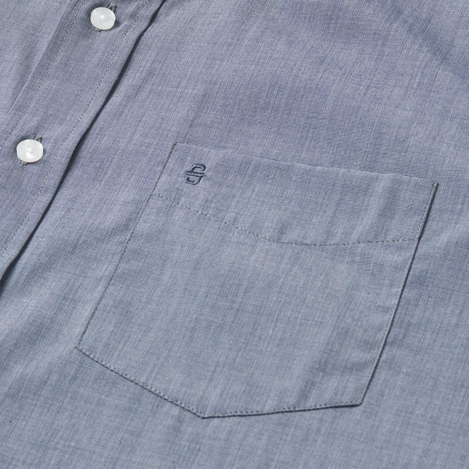 Stetson Gray Solid One-Pocket Snap-Front Shirt - Flyclothing LLC