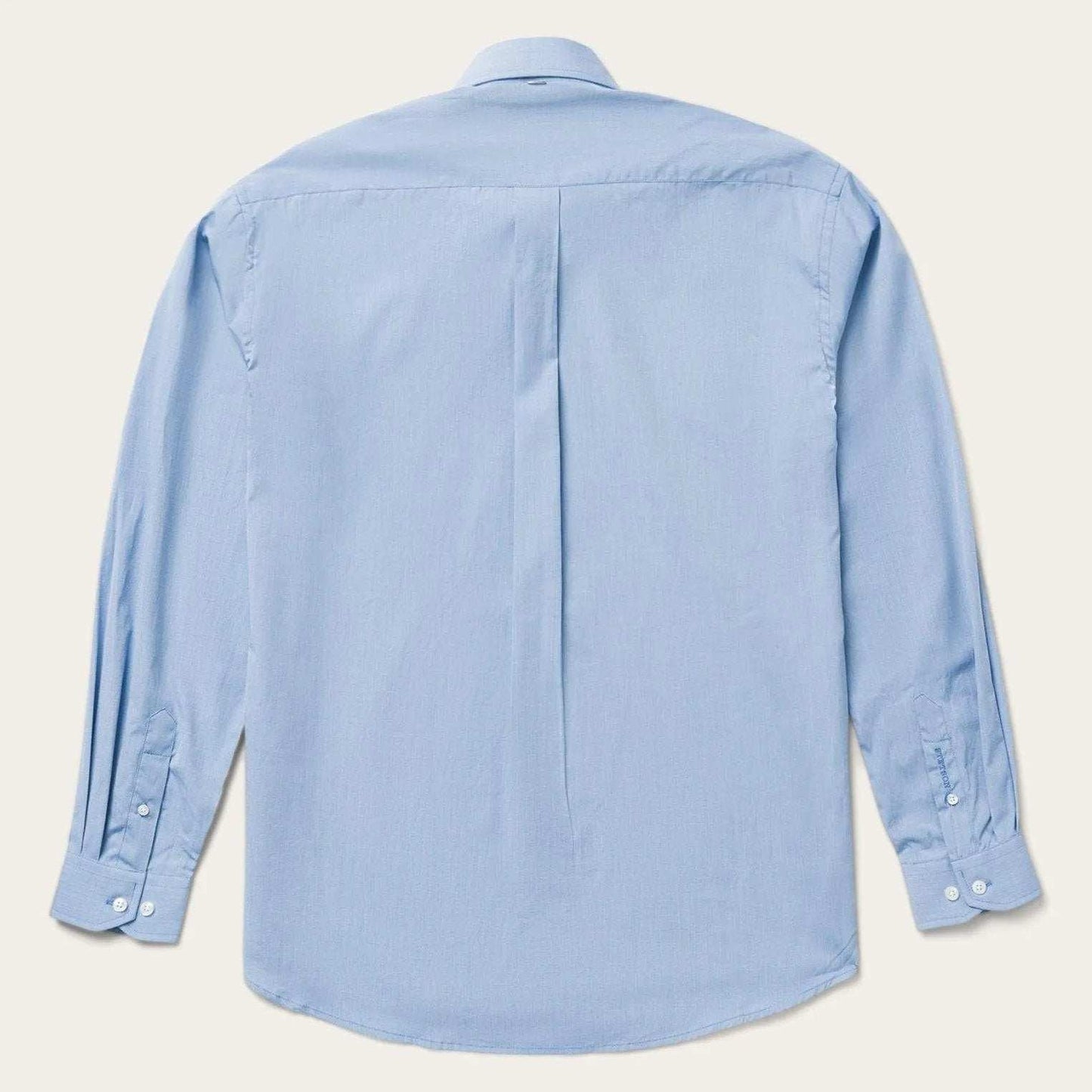 Stetson Blue Solid One-Pocket Snap-Front Shirt - Stetson - Flyclothing LLC