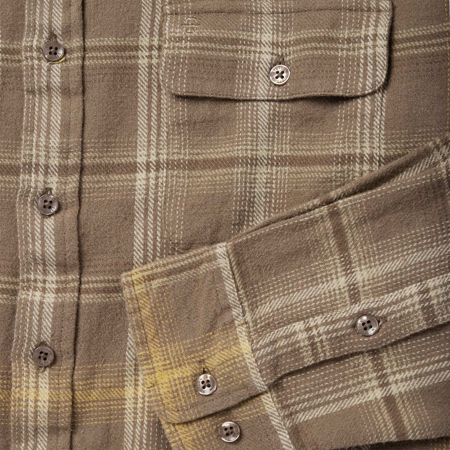 Stetson Brown Flannel Button-Front Shirt - Stetson - Flyclothing LLC