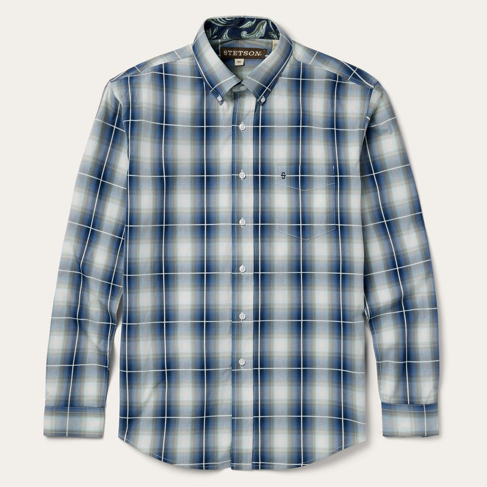 Stetson Crystal Plaid Button Down Shirt - Stetson