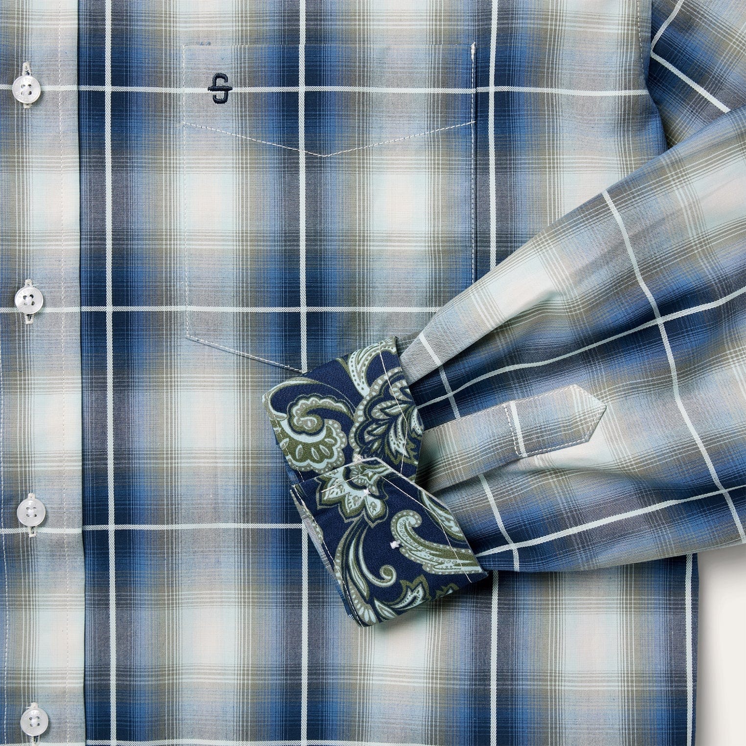 Stetson Crystal Plaid Button Down Shirt - Flyclothing LLC