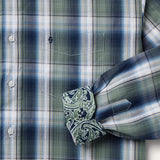 Stetson Lucky Diamond Plaid Button Front Shirt - Stetson - Flyclothing LLC