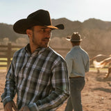 Stetson Lucky Diamond Plaid Button Front Shirt - Stetson - Flyclothing LLC