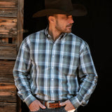 Stetson Lucky Diamond Plaid Button Front Shirt - Stetson - Flyclothing LLC