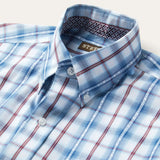 Stetson Blue Diamond Dobby Plaid Shirt - Stetson - Flyclothing LLC