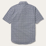 Stetson Navy Print Short Sleeve Western Shirt - Stetson - Flyclothing LLC