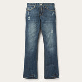 Stetson 1014 Fit Destructed Dark Wash Jeans - Stetson