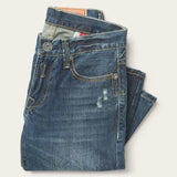Stetson 1014 Fit Destructed Dark Wash Jeans - Stetson - Flyclothing LLC
