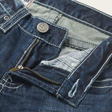 Stetson 1014 Fit Destructed Medium Wash Jeans - Stetson - Flyclothing LLC