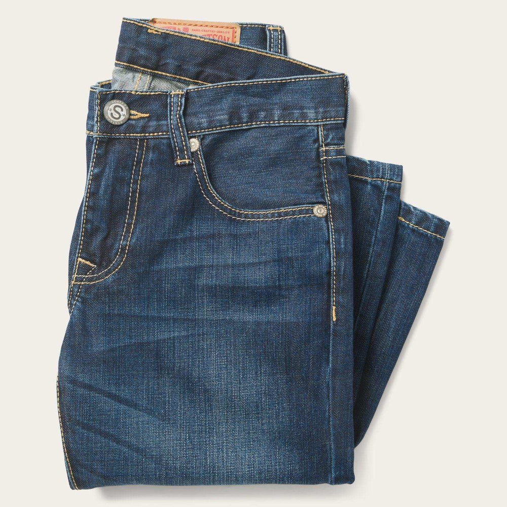 Stetson 1014 Fit Semi-Destructed Wash Jeans - Stetson - Flyclothing LLC