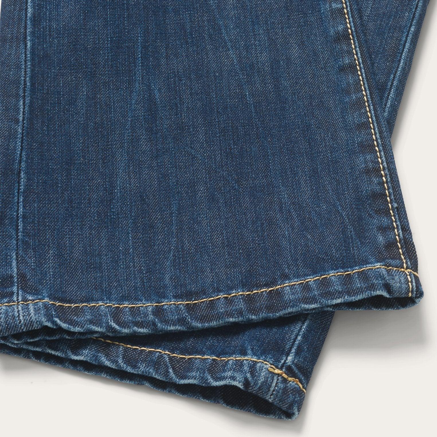 Stetson 1014 Fit Semi-Destructed Wash Jeans - Flyclothing LLC
