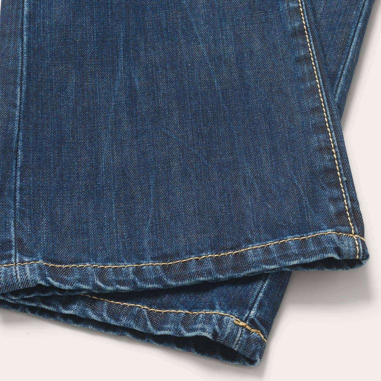 Stetson 1014 Fit Semi-Destructed Wash Jeans - Stetson - Flyclothing LLC