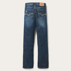 Stetson 1312 Fit Jeans With Back Pocket Detail - Flyclothing LLC