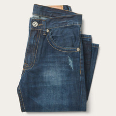 Stetson 1312 Fit Jeans With Back Pocket Detail - Flyclothing LLC