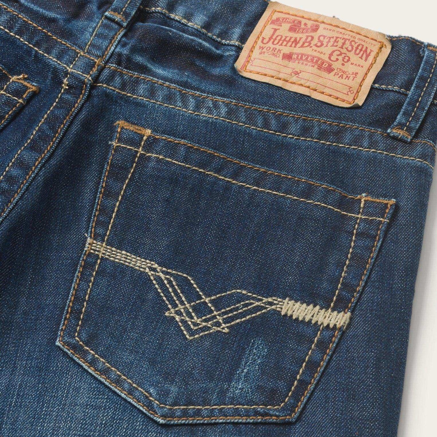 Stetson 1312 Fit Jeans With Back Pocket Detail - Stetson - Flyclothing LLC