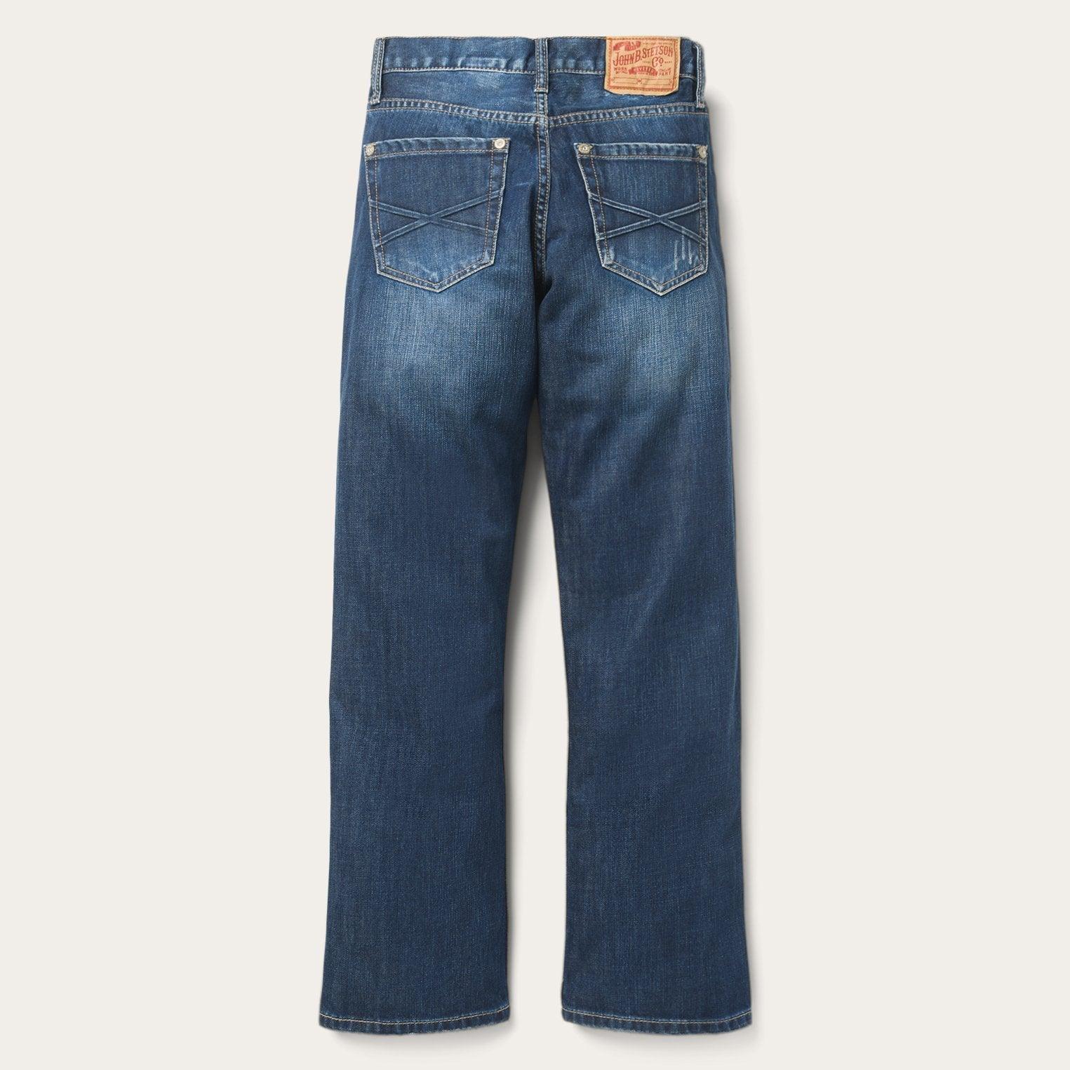 Stetson 1312 Fit Jeans With Back Pocket Stitching - Flyclothing LLC