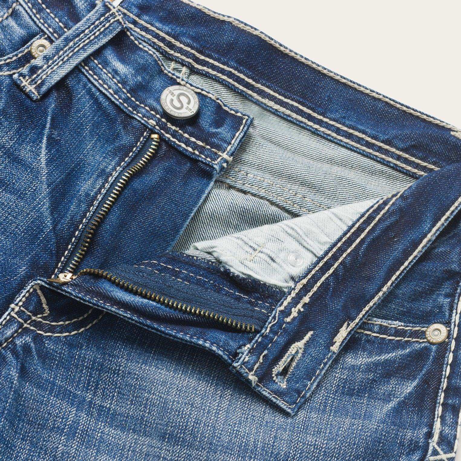 Stetson 1312 Fit Light Wash Jeans - Stetson - Flyclothing LLC