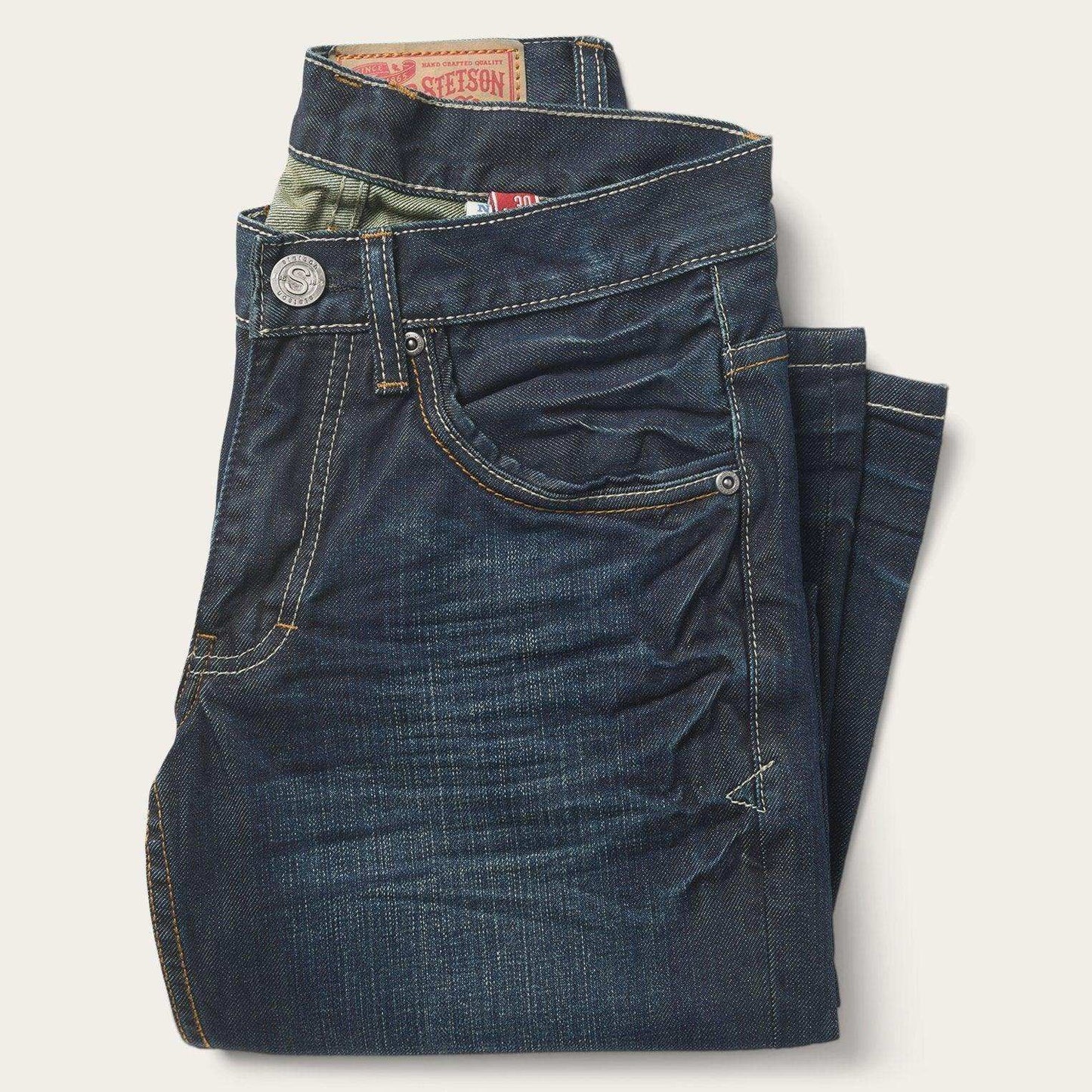 Stetson 1312 Fit Jeans With a Pieced Back Pocket - Stetson - Flyclothing LLC